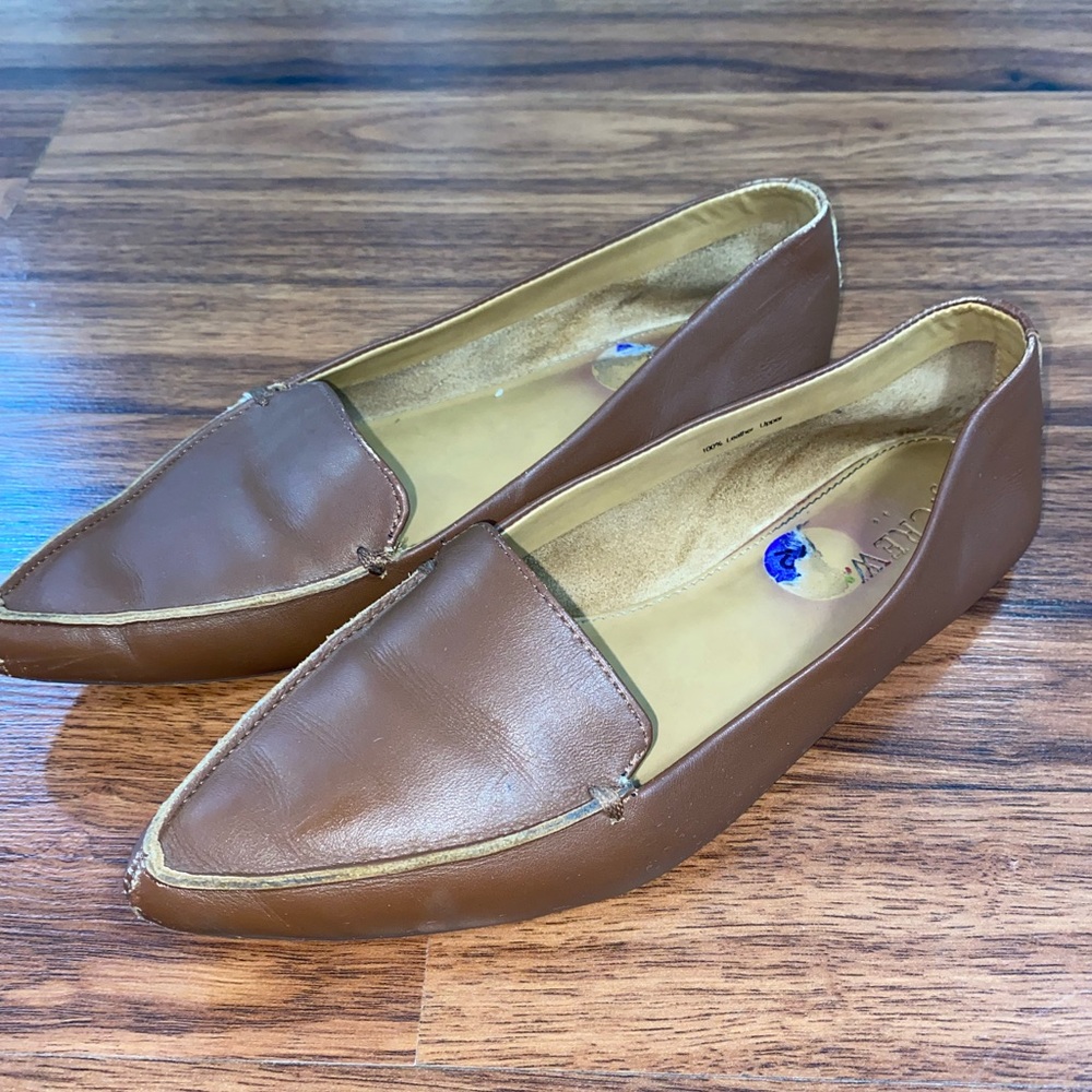BROWN J CREW LOAFERS 👞